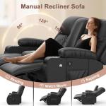 YONISEE 2-Piece Massage Recliner Furniture Set
