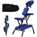 Pazidom Portable Height Adjustable Massage Chair, Blue