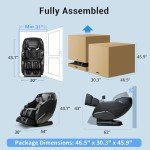 MYNTA Full Body Shiatsu Massage Chair with Heat