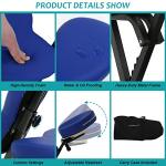 Pazidom Portable Height Adjustable Massage Chair, Blue