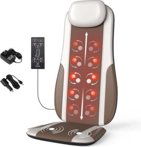 Shiatsu Massager Pad with Heat & Deep Tissue