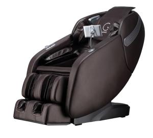 Genesis Designs Smart Full Body Massage Chair with 2D SL-Track Rollers, Zero Gravity, Voice Activation, Bluetooth, Heated- Brown