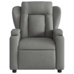 Dark Grey USB Massage Recliner Chair with Adjustable Features