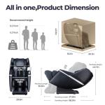 BOSSCARE 2024 3D Shiatsu Massage Chair with App