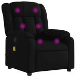 Ergonomic Black Massage Recliner Chair with Memory Foam
