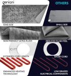 Geniani Electric Heating Pad for Back Pain Relief