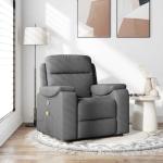 Dark Grey Adjustable Massage Recliner Chair