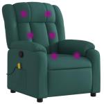 Dark Green Massage Recliner Chair with 6 Points