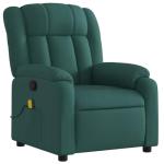 Dark Green Massage Recliner Chair with 6 Points