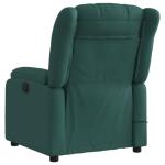 Dark Green Massage Recliner Chair with 6 Points
