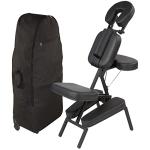 Apollo XL Portable Adjustable Massage Chair - Black