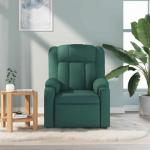 Yisssmeng Dark Green Adjustable Massage Recliner Chair
