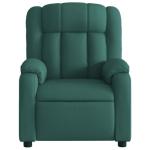 Yisssmeng Dark Green Adjustable Massage Recliner Chair