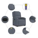 Electric Recliner Chair with Built-in Massage Features