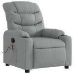 Light Grey Adjustable Massage Recliner Chair