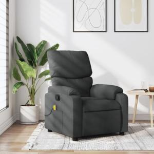 Dark Gray Adjustable Massage Recliner Chair
