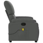 Dark Gray Adjustable Massage Recliner Chair