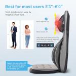 Comfier Shiatsu Neck and Back Massager Pad