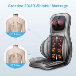 Comfier Shiatsu Neck and Back Massager Pad