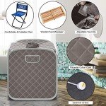 Giantex Portable Folding Steam Sauna Tent with Chair