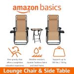 Adjustable Zero Gravity Lounge Chair with Table