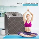 Giantex Portable Folding Steam Sauna Tent with Chair