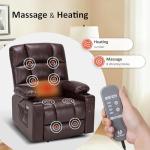 MCombo Large Dual Motor Recliner with Massage & Heat