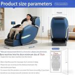 Smart 4D Zero-Gravity Massage Chair for Home