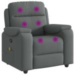 Dark Grey Adjustable Massage Recliner Chair