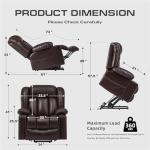 Small Power Lift Recliner Chair with Massage and Heat