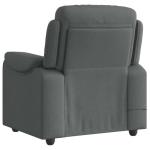 WEHUOSIF Dark Grey Massage Recliner Chair with Adjustable Backrest and Zero Recliner Functionality for Living Room Home Theater Compact Size Single Seater