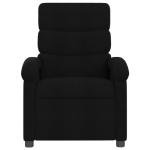 Wicterencia Massage Recliner Chair Black Fabric Polyester with Reclining Function and Adjustable armrests, Compact 36.2 x 27.6 x 39.2 in Single-seat Armchair for Living Room or Bedroom Comfort