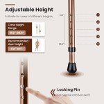 Folding Walking Stick Chair with Massage Feature