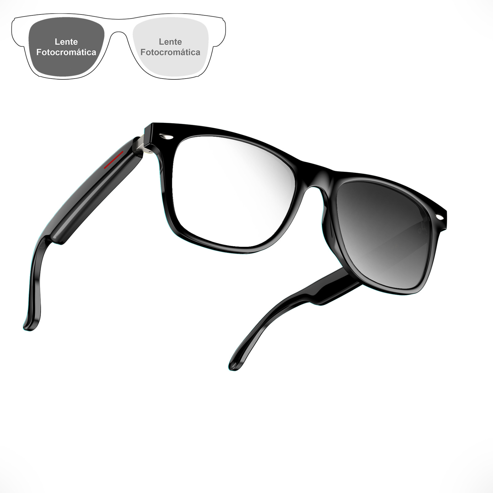 Bluetooth Smart Glasses with Audio, Mic, and Camera