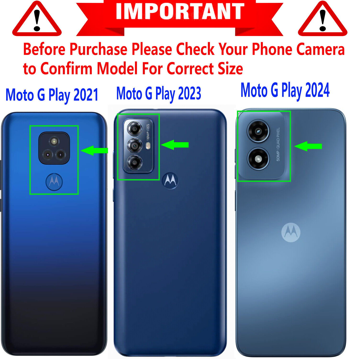 Motorola Moto G Play 2021-2024 Case & Screen Protector