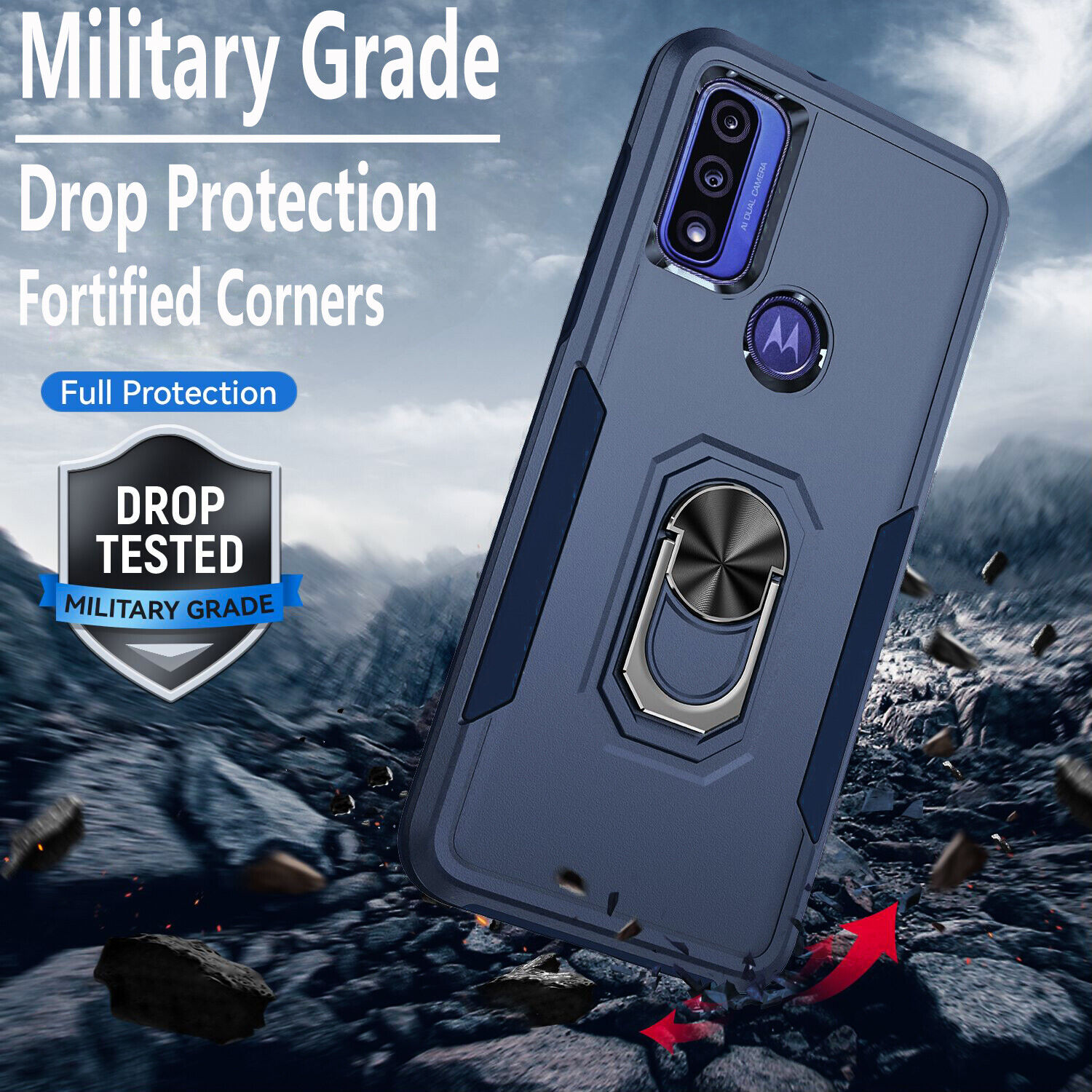 Motorola Moto G Play/Power/G Pure Case + Glass