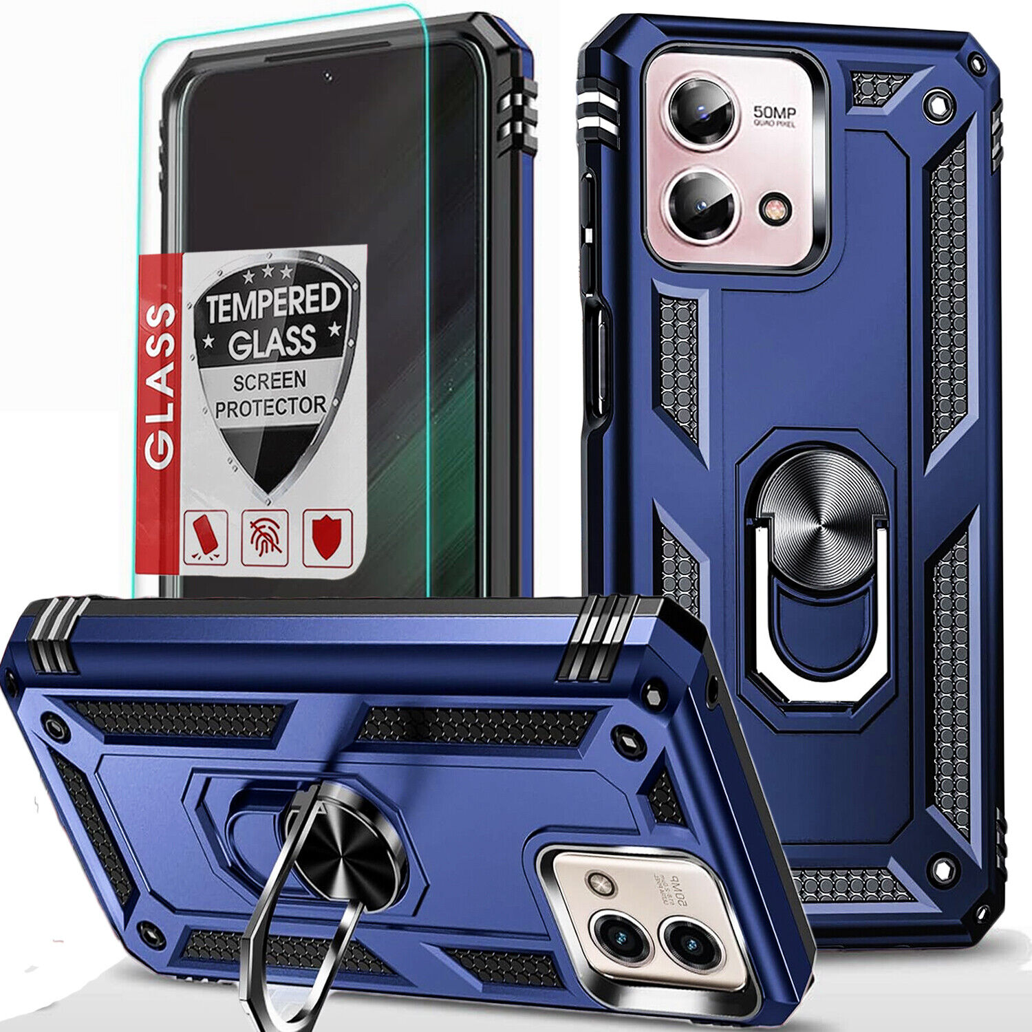 Motorola Moto G Stylus 5G 2023 Shockproof Case & Glass