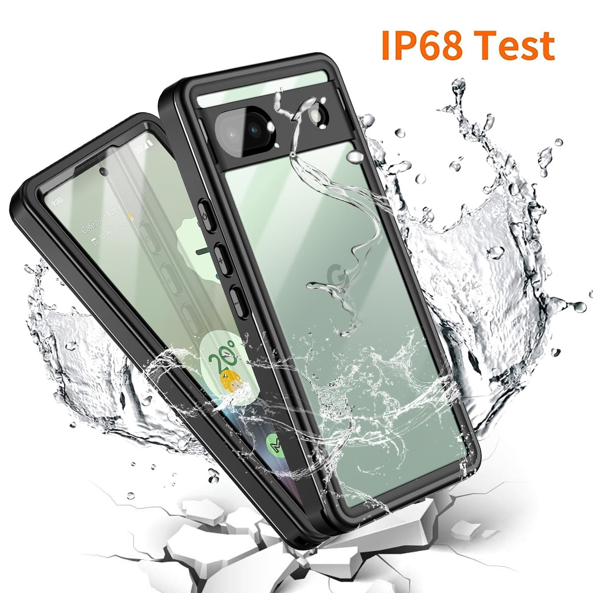 Rugged IP68 Waterproof Cover for Google Pixel 6A
