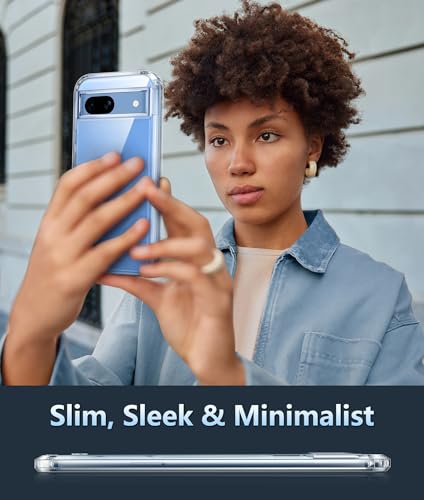 Clear Rugged Case for Google-Pixel 8a: Military Grade Protection