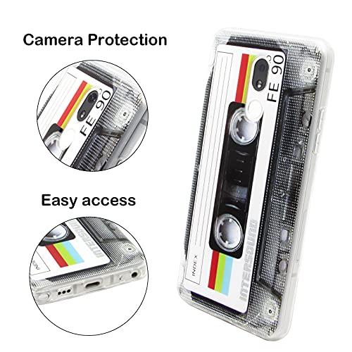 Cool Retro Cassette Music Shockproof Bumper Case for LG Stylo 5