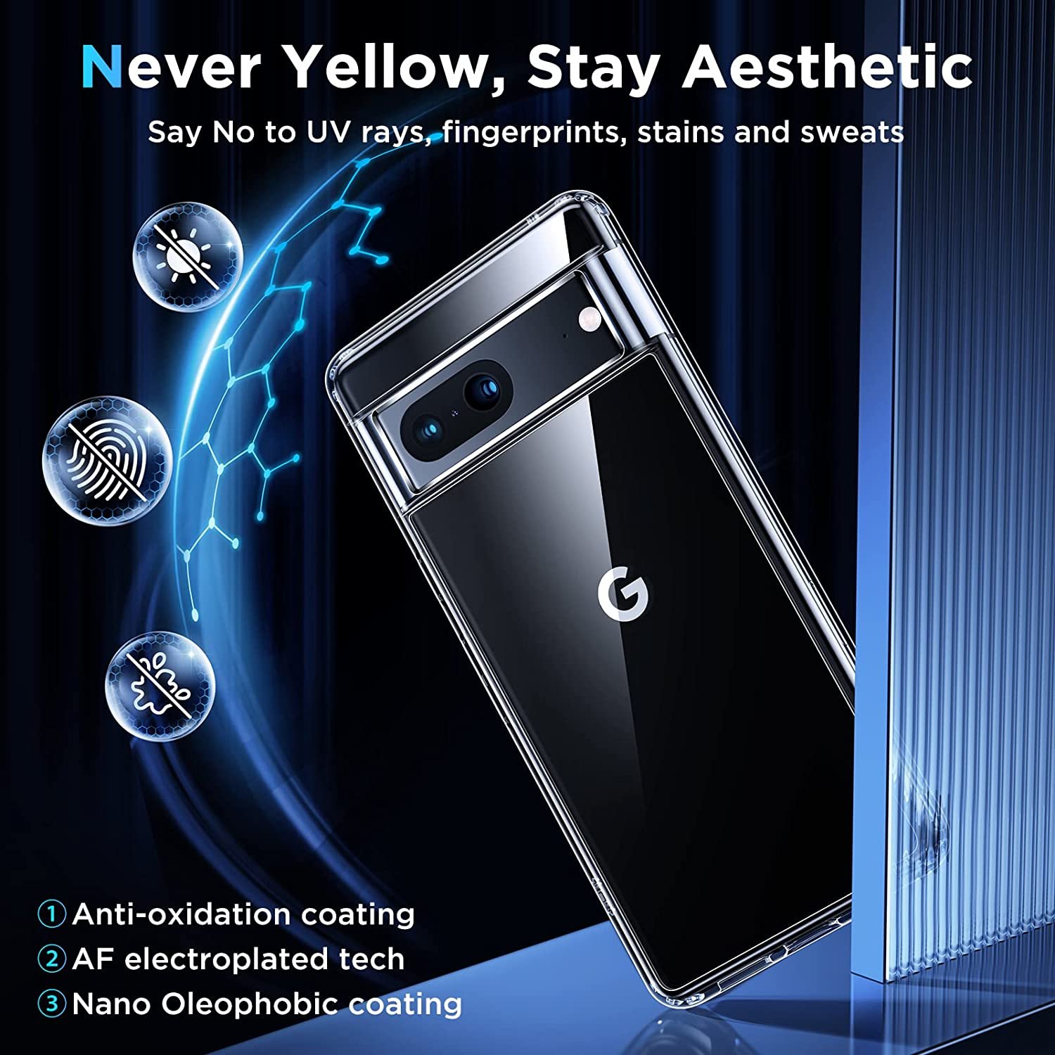 Google Pixel 7 8 Pro 5G Clear Case