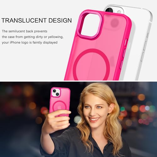 BENTOBEN Magnetic Translucent Matte Phone Case for iPhone 13/14