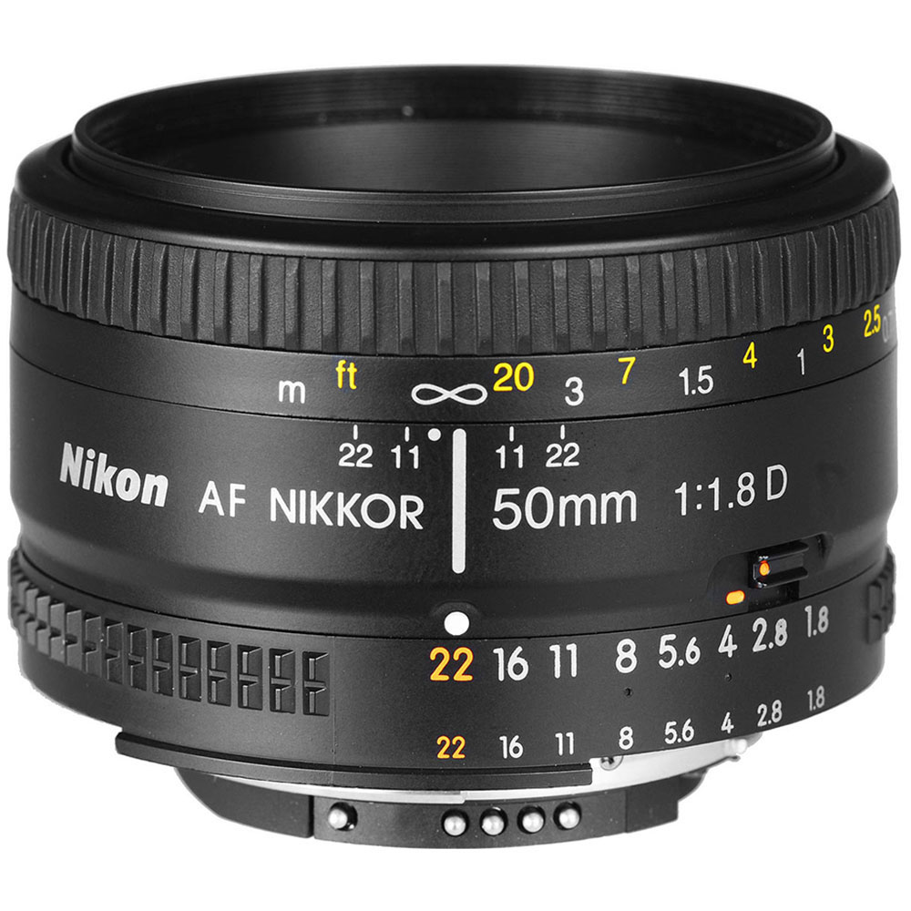 Nikon AF 50mm f/1.8D Lens with Bundle