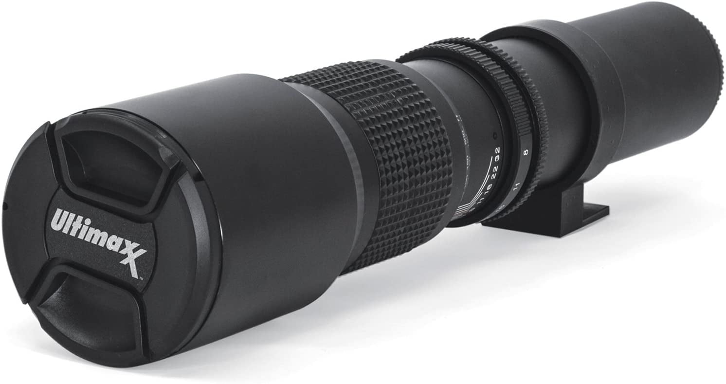 500mm f/8 Telephoto Lens for Canon Cameras