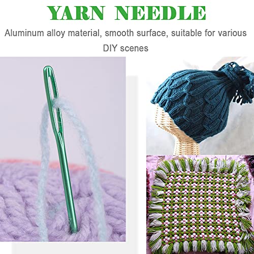 10Pcs Large Eye Weaving Needle Set with Storage Tube