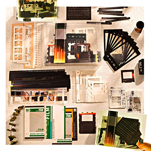 Movie Film Scrapbook Kit with 94pcs Stickers & Frame