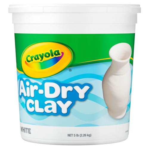 Crayola Air Dry Natural White Modeling Clay, 5 Lbs