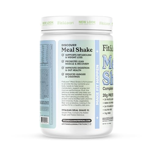 Fit & Lean Cookies and Cream Meal Replacement Shake