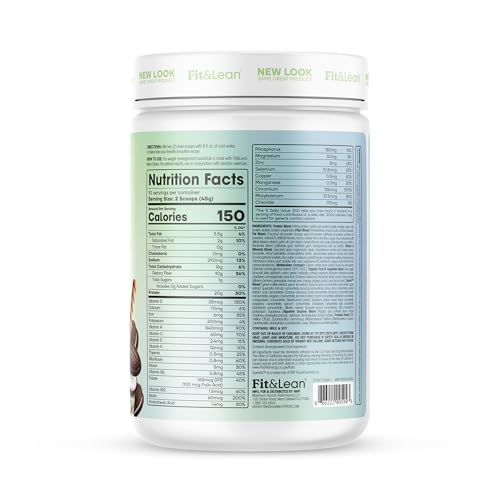 Fit & Lean Cookies and Cream Meal Replacement Shake