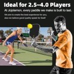 JOJOLEMON Raw Carbon Fiber Pickleball Paddle - Gray